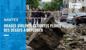VIDÉO. Intempéries à Nantes : plus de 133 interventions ce dimanche et de nombreux dégâts