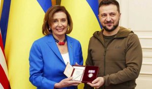"Merci pour votre combat" : en visite à Kyiv, Nancy Pelosi réaffirme l'engagement des Etats-Unis