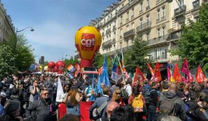 Des dizaines de milliers de personnes dans la rue en France pour un 1er-Mai très politique
