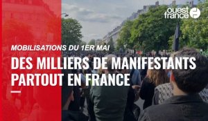 VIDÉO. 1er Mai : entre 100 000 et 200 000 manifestants partout en France