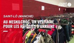 VIDÉO. À Saint-Lô, un vestiaire de vêtements dédié aux réfugiés d'Ukraine