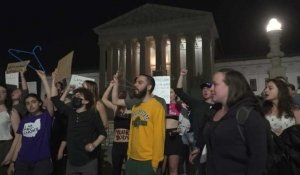 USA: Manifestation devant la Cour suprême après la fuite d'un projet de loi sur l'avortement