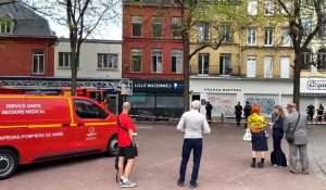Lille : des poubelles prennent feu au rez de chaussée d’un immeuble à Wazemmes