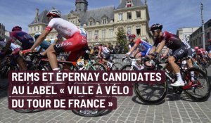 Reims et Epernay candidates au label "Ville à vélo du Tour de France"