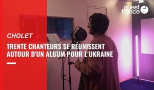 VIDÉO. À Cholet, trente artistes amateurs chantent pour soutenir l’Ukraine