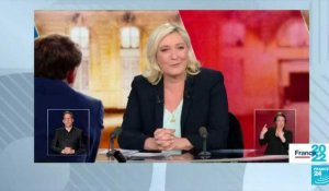 "Je serais la Présidente de la fraternité nationale" : Marine Le Pen ouvre le débat présidentiel