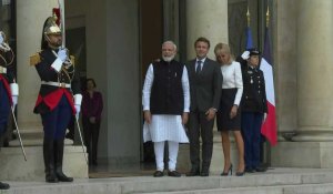 Macron reçoit le Premier ministre indien pour parler d'Ukraine