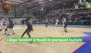 Premier match de Liège Basket à Huy
