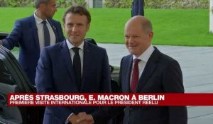 Emmanuel Macron à Berlin : première visite internationale depuis sa réélection