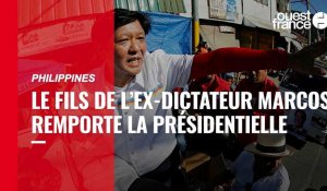 VIDÉO. Aux Philippines, le fils de l’ex-dictateur Marcos élu président