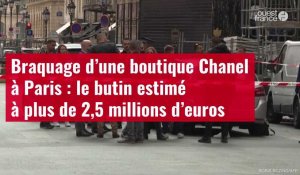 VIDÉO. Braquage d’une boutique Chanel à Paris : le butin estimé à plus de 2,5 millions d’euros