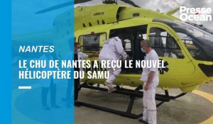 VIDÉO. Découverte du nouvel hélicoptère du Samu au CHU de Nantes