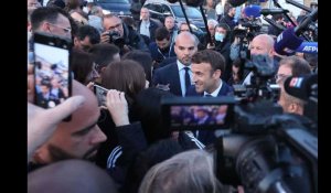 Carvin-Liévin : la visite surprise d'Emmanuel Macron