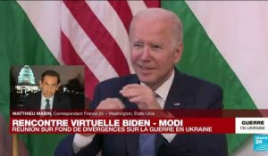 Guerre en Ukraine : que retenir de la rencontre virtuelle entre Joe Biden et Narendra Modi ?