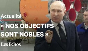 Vladimir Poutine, confiant quant aux objectifs de son « opération militaire spéciale » en Ukraine