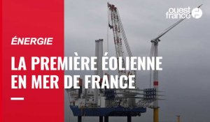 VIDÉO. Les images inédites de la première éolienne en mer de France, au large de Saint-Nazaire
