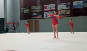 Aire sur la Lys : championnat gymnastique rythmique