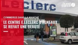 VIDÉO. Le magasin E.Leclerc d'Agneaux, près de Saint-Lô, se refait une beauté 