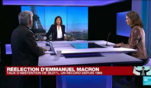 Réélection d'Emmanuel Macron, l'élection présidentielle en France.
