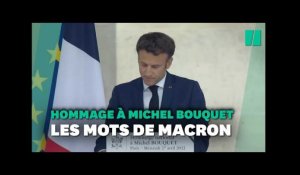 Les mots de Macron pour rendre hommage à Michel Bouquet