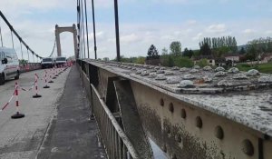 Les Andelys. La fermeture du pont suspendu prolongée en raison des travaux