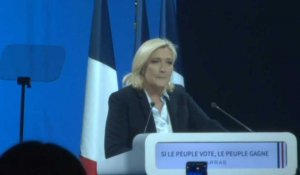 Présidentielle: à Arras, dernier déplacement de campagne de Marine Le Pen avant le deuxième tour