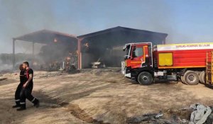 Incendie dans une ferme de Villy-en-Trodes