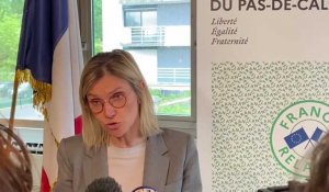 La ministre de l'Industrie, Agnès Pannier-Runacher, expose le premier bilan du dispositif Territoires d'industrie