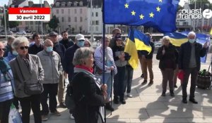 Une quarantaine de personnes rassemblées pour l’Ukraine 