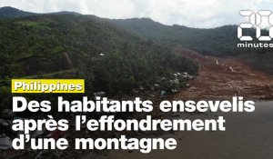 Philippines : Des habitants ensevelis après l'effondrement d'une montagne