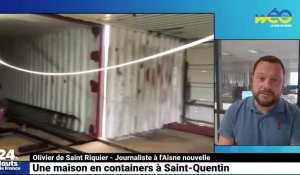 L'info des territoires : Une maison en containers à Saint-Quentin