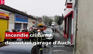 Gers : incendie devant un garage à Auch