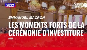 VIDÉO. « Un président nouveau » : revivez les moments forts de la cérémonie d'investiture d'Emmanuel Macron