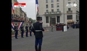  VIDÉO. À Caen, la cérémonie du 8 mai a lieu place Foch 