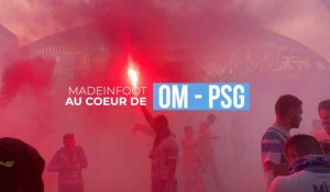 AU COEUR DE OM - PSG : LES SUPPORTERS DE L'OM METTENT LE FEU AU VÉLODROME