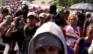 Mexique : une caravane de migrants en route vers la frontière étatsunienne