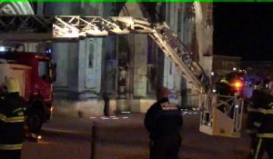 Suspicion d’incendie dans une eglise