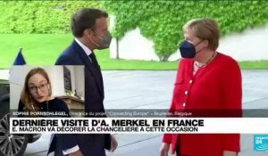 Départ d'Angela Merkel : Emmanuel Macron reçoit la chancelière pour la dernière fois