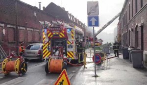 Roubaix : un incendie se déclare dans les combles d'une maison dans le quartier du Pile