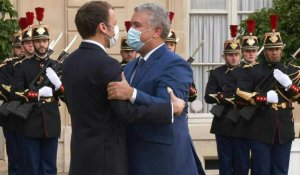 Emmanuel Macron reçoit son homologue colombien Ivan Duque à l'Elysée