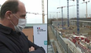 JO-2024: Jean Castex sur le chantier du village olympique