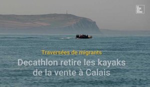 Decathlon Calais retire les kayaks des rayons pour éviter les traversées de la Manche par les migrants