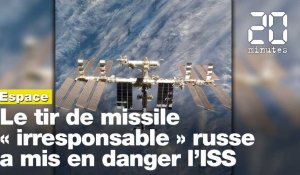 Espace: Un tir de missile russe «irresponsable» met en danger l'ISS
