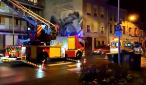 Charleville-Mézières: intervention des pompiers rue de Gonzague