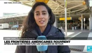 Etats-Unis : effervescence dans les aéroports après la réouverture des frontières aux personnes vaccinées