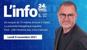 Le JT des Hauts-de-France du 8 novembre 2021