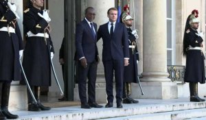 Le président béninois Patrice Talon reçu par Emmanuel Macron