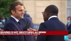 Œuvres d'art restituées : "C'est l'âme du Bénin que la France aujourd'hui restitue"