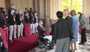 Le Roi Philippe et la Reine Mathilde ont mis les athlètes belges à l'honneur