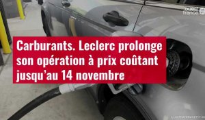 VIDÉO. Carburants. Leclerc prolonge son opération à prix coûtant jusqu’au 14 novembre